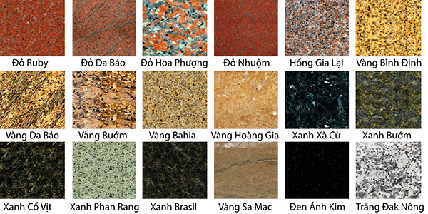 Mẫu đá Hoa Cương Granite đẹp Và Mới Nhất Hiện Nay